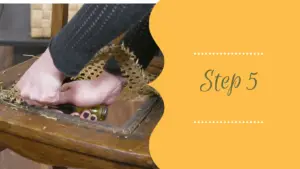 How to Recane a Chair Seat Step 5